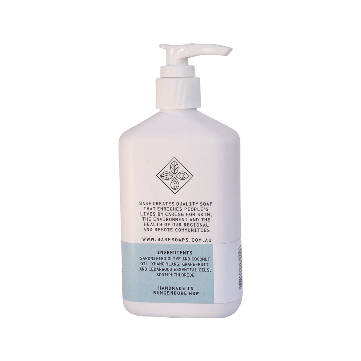 Base (Soap With Impact) Body Wash South Coast 250ml. Back