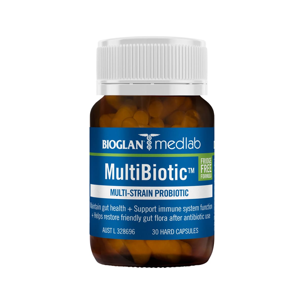 Bioglan Medlab MultiBiotic Multi-Strain Probiotic 30 Caps.