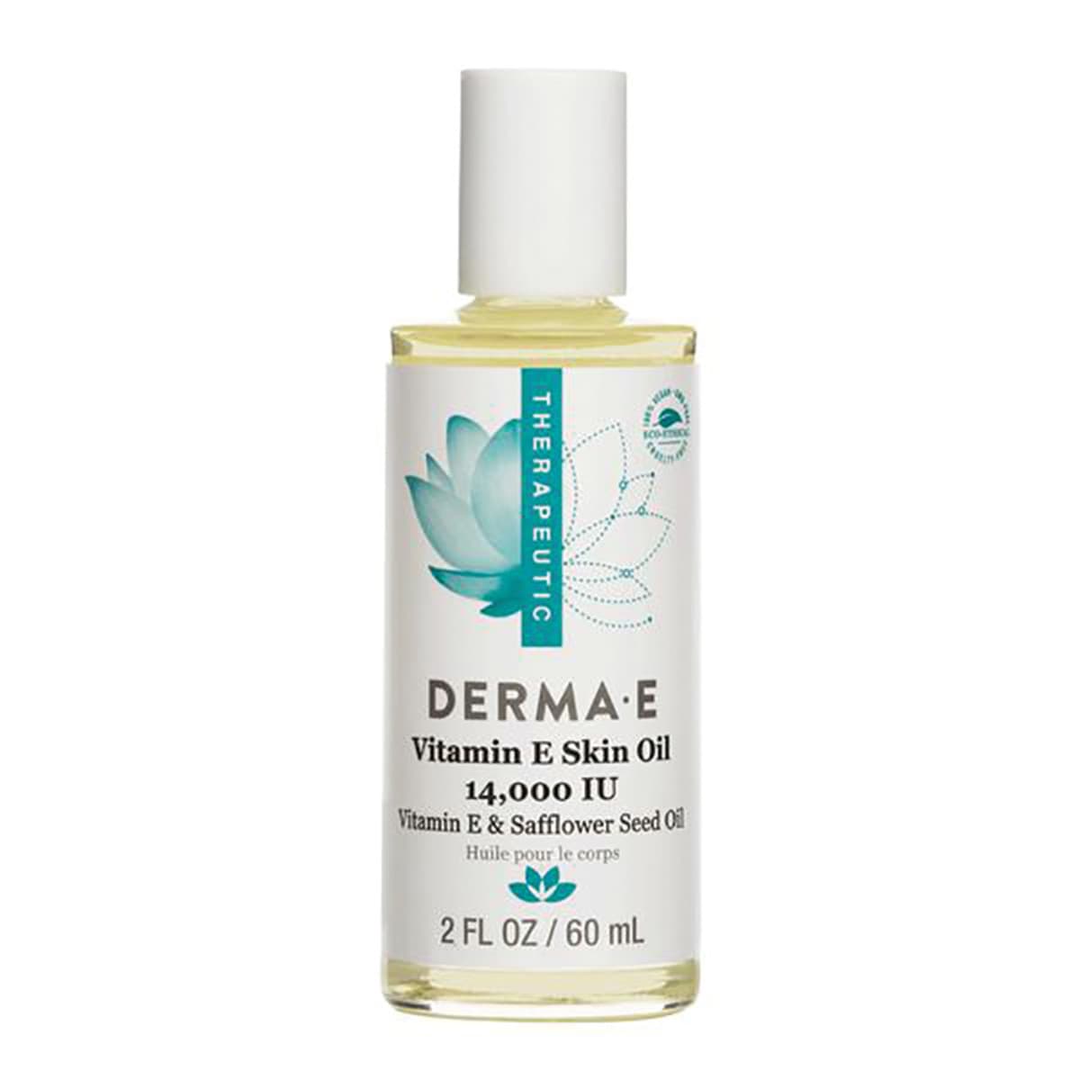 Derma E Therapeutic Vitamin E Skin Oil (14,000IU) with Vitamin E & Safflower Seed Oil 60ml bottle