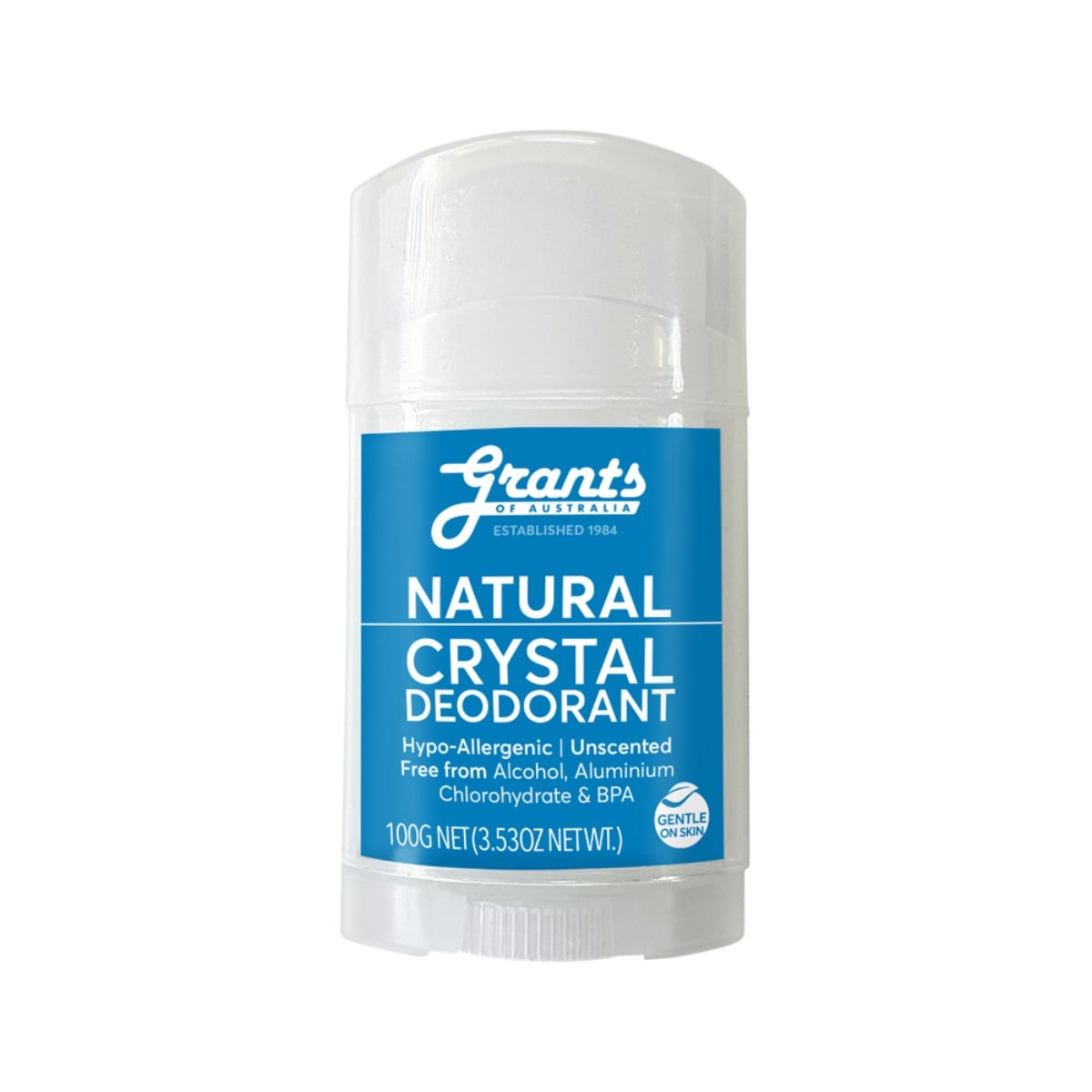 Grants Crystal Deodorant Stick Natural 100g