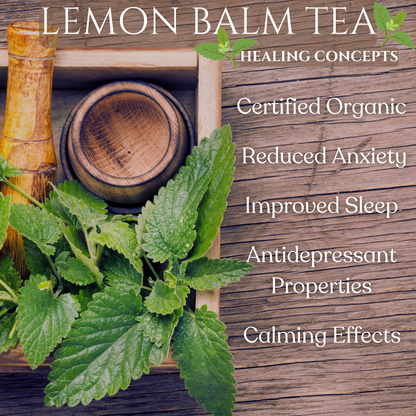 Healing Concepts Organic Lemon Balm Tea 30g