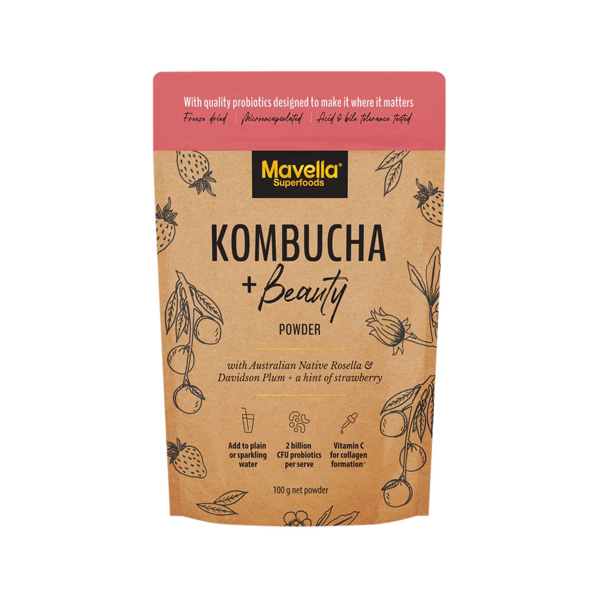 Mavella Superfoods Kombucha + Beauty Powder 100g