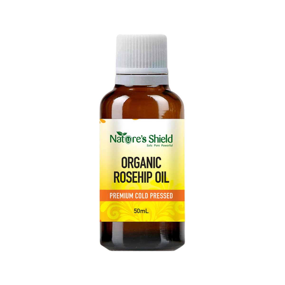 Nature's Shield Organic Rosehip Oil 50ml bottle