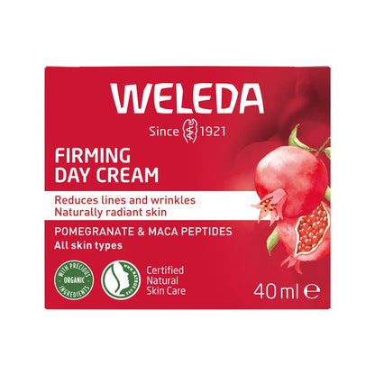 Weleda Organic Firming Day Cream (Pomegranate & Maca Peptides) 40ml box.