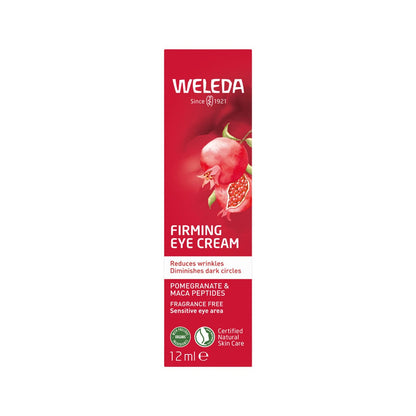 Weleda Organic Firming Eye Cream (Pomegranate & Maca Peptides) 12ml box.