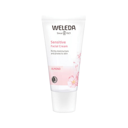 Weleda Organic Sensitive Facial Cream (Almond) 30ml tube.